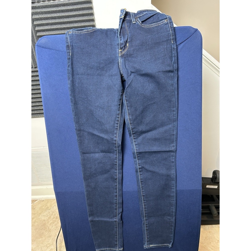 Levi's 711 Women's Skinny Jeans Size 26 Dark Wash Denim